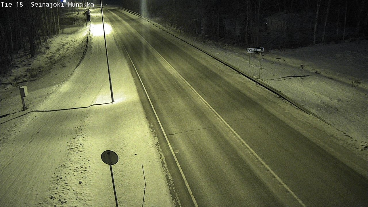 Weather Camera Image Road 18 Seinäjoki, Munakka, Seinäjoki, Etelä-Pohjanmaa