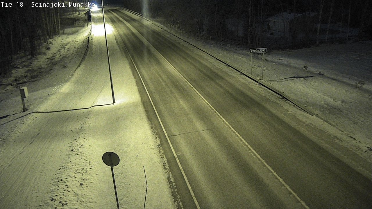 Weather Camera Image Väg 18 Seinäjoki, Munakka, Seinäjoki, Etelä-Pohjanmaa
