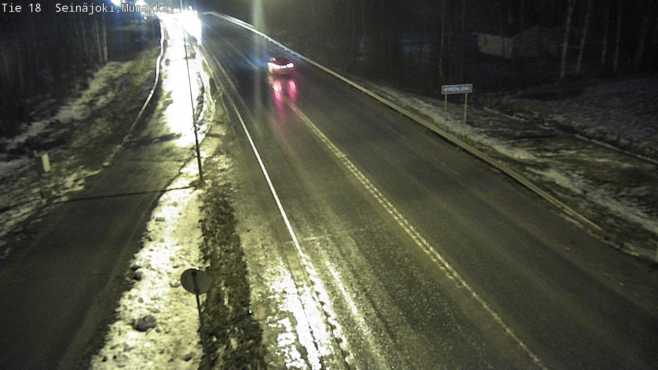 Weather Camera Image Road 18 Seinäjoki, Munakka, Seinäjoki, Etelä-Pohjanmaa