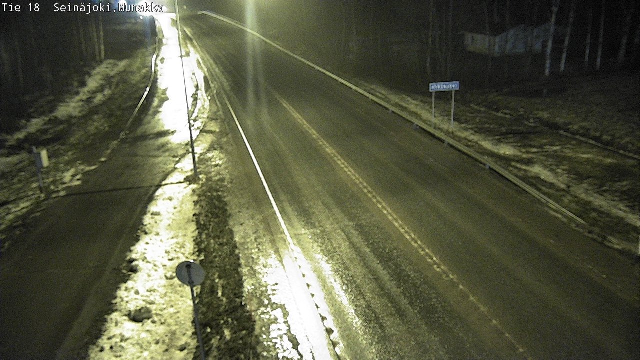 Weather Camera Image Road 18 Seinäjoki, Munakka, Seinäjoki, Etelä-Pohjanmaa