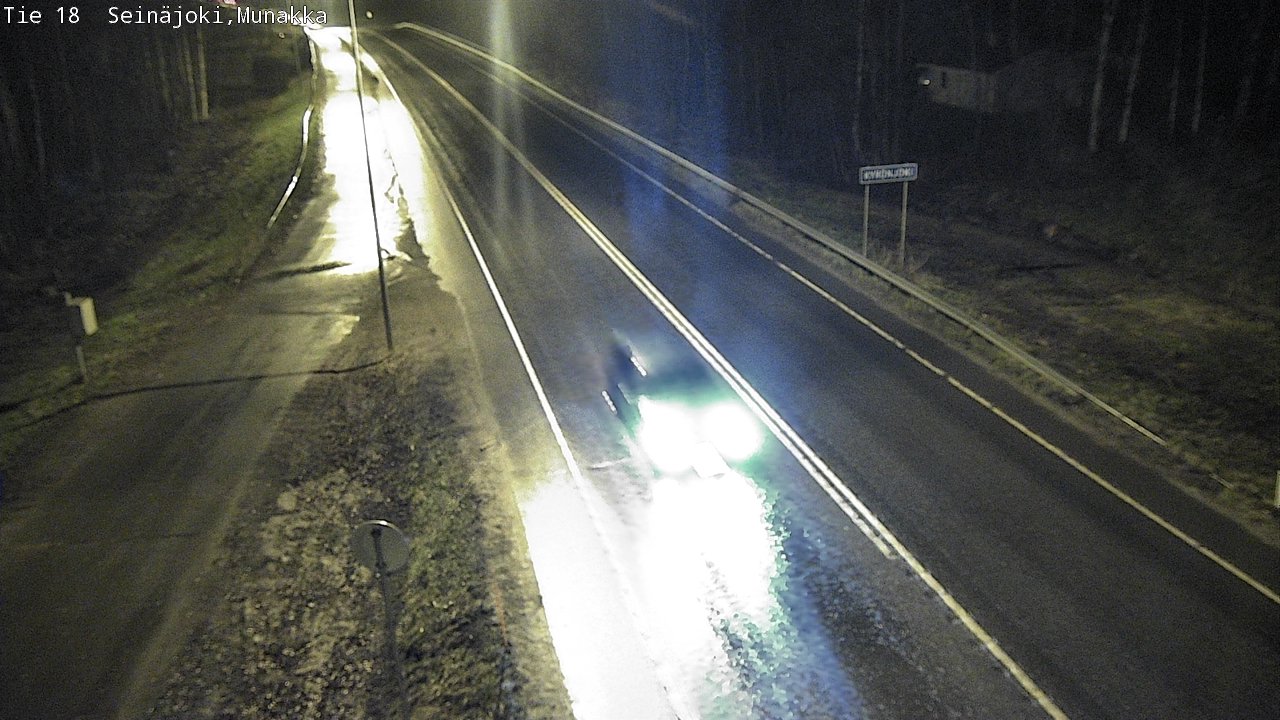 Weather Camera Image Road 18 Seinäjoki, Munakka, Seinäjoki, Etelä-Pohjanmaa