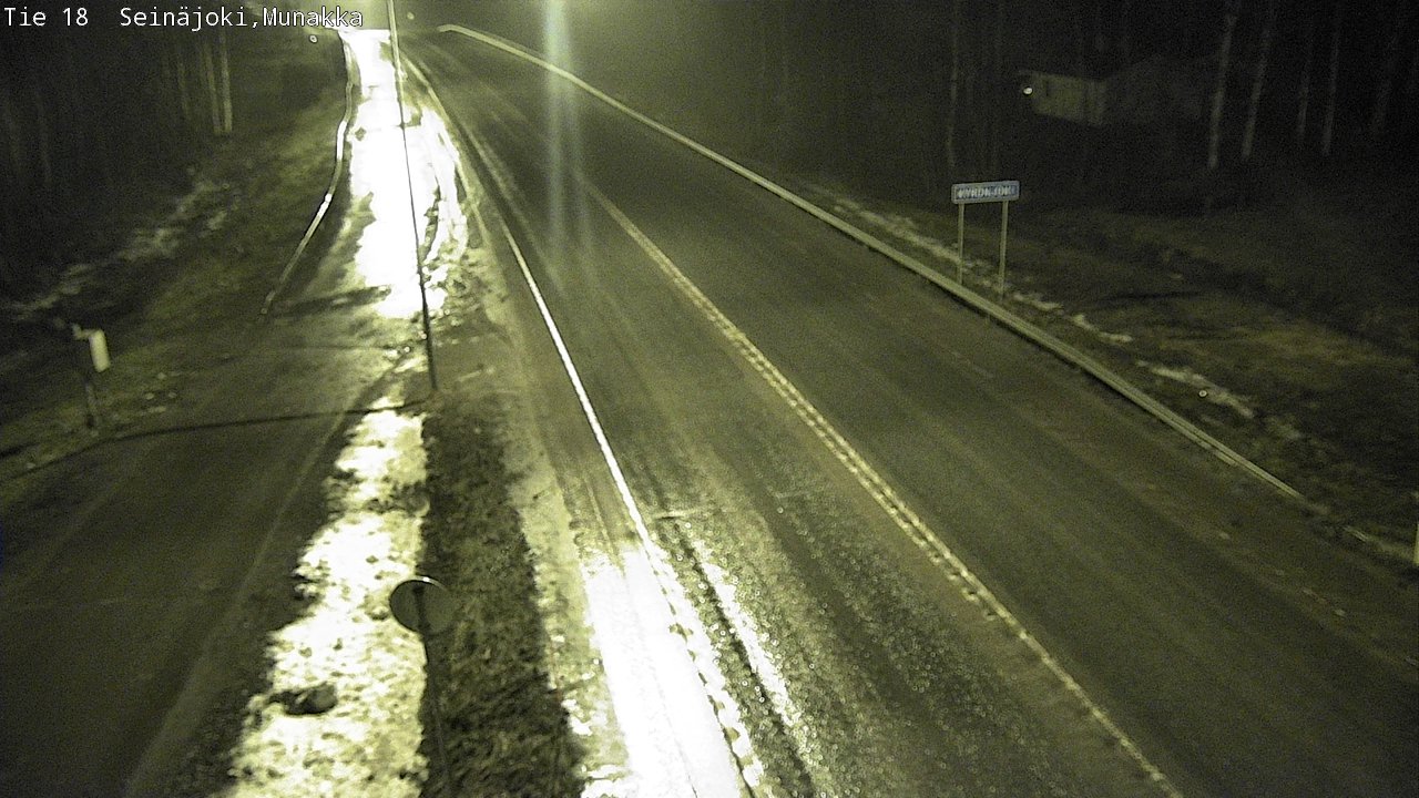 Weather Camera Image Väg 18 Seinäjoki, Munakka, Seinäjoki, Etelä-Pohjanmaa