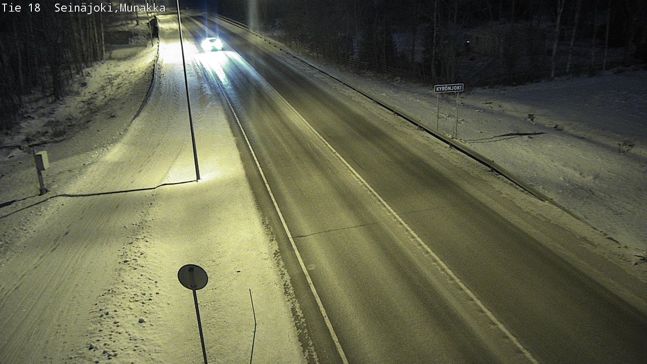 Weather Camera Image Road 18 Seinäjoki, Munakka, Seinäjoki, Etelä-Pohjanmaa