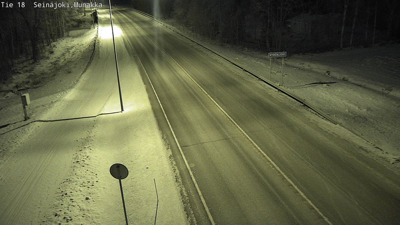 Weather Camera Image Road 18 Seinäjoki, Munakka, Seinäjoki, Etelä-Pohjanmaa