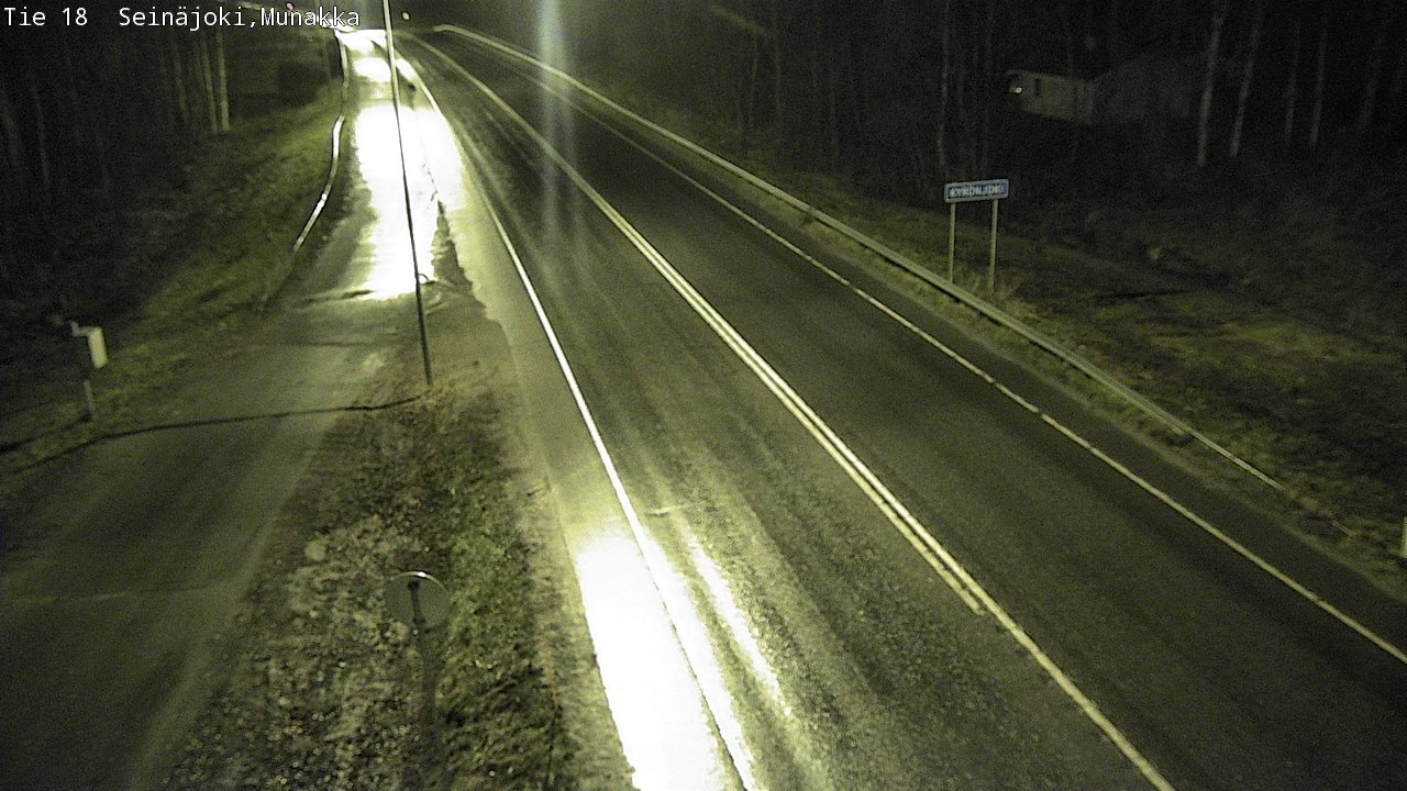Weather Camera Image Road 18 Seinäjoki, Munakka, Seinäjoki, Etelä-Pohjanmaa