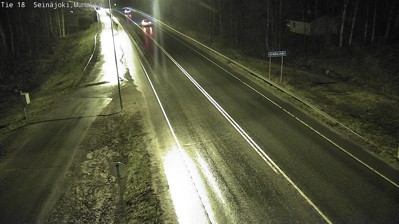 Weather Camera Image Road 18 Seinäjoki, Munakka, Seinäjoki, Etelä-Pohjanmaa