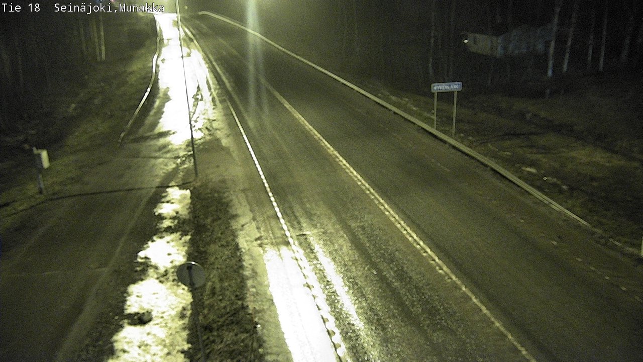 Weather Camera Image Väg 18 Seinäjoki, Munakka, Seinäjoki, Etelä-Pohjanmaa