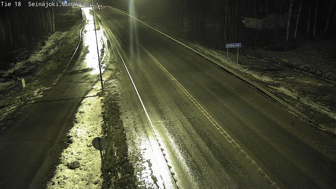 Weather Camera Image Road 18 Seinäjoki, Munakka, Seinäjoki, Etelä-Pohjanmaa
