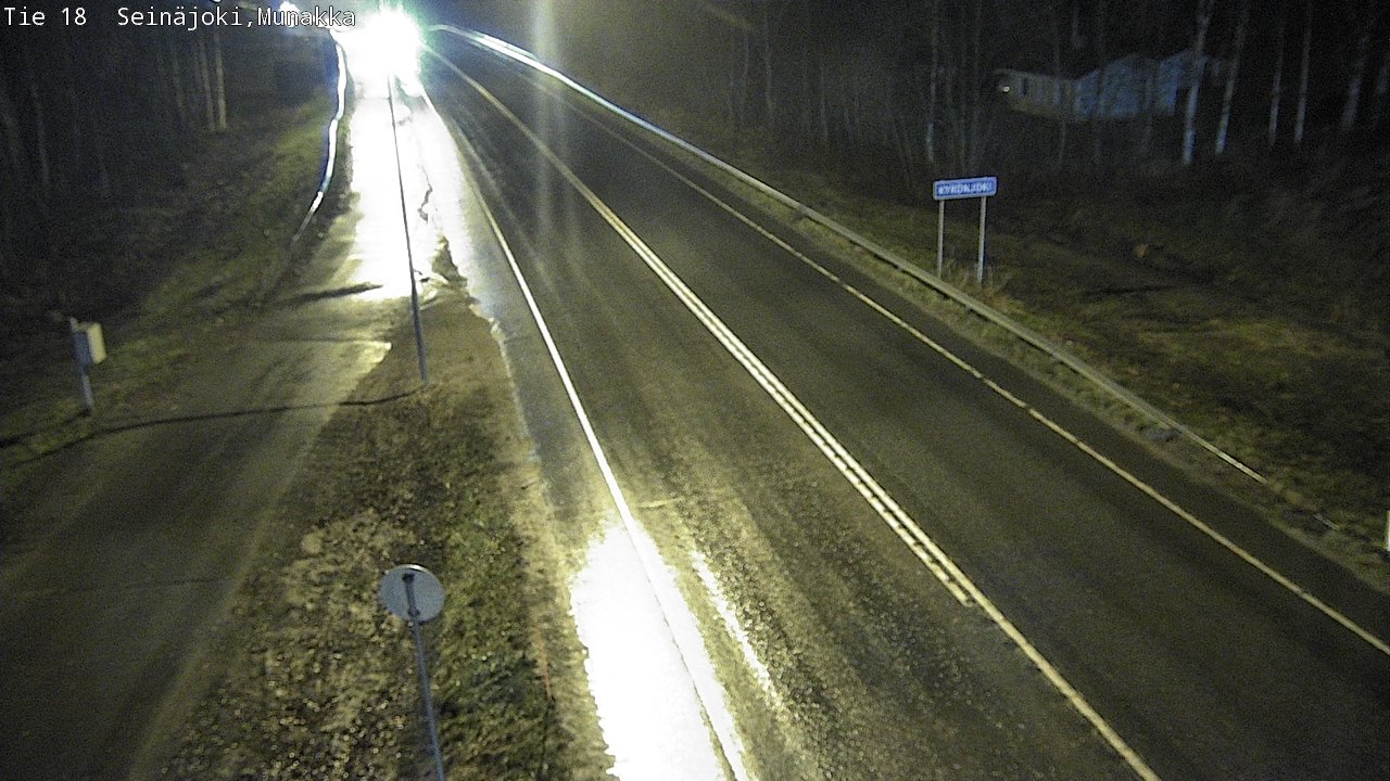 Weather Camera Image Road 18 Seinäjoki, Munakka, Seinäjoki, Etelä-Pohjanmaa