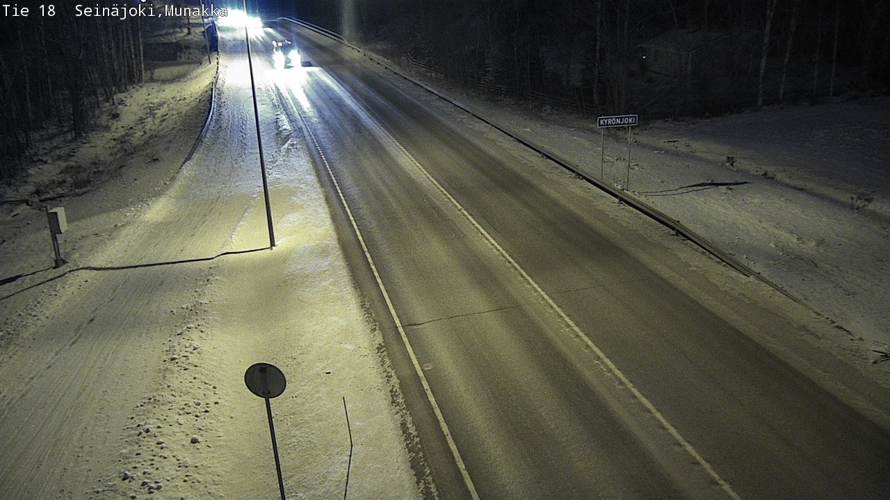 Weather Camera Image Road 18 Seinäjoki, Munakka, Seinäjoki, Etelä-Pohjanmaa