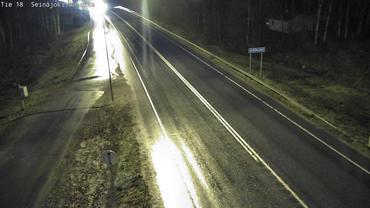 Weather Camera Image Road 18 Seinäjoki, Munakka, Seinäjoki, Etelä-Pohjanmaa