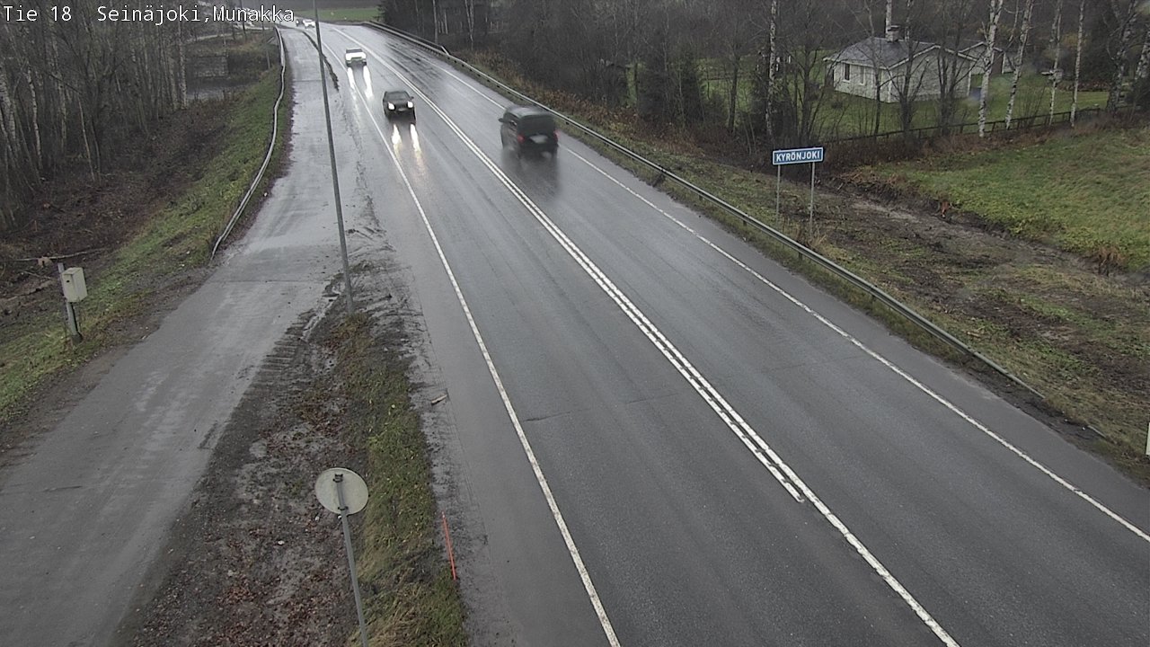 Weather Camera Image Väg 18 Seinäjoki, Munakka, Seinäjoki, Etelä-Pohjanmaa