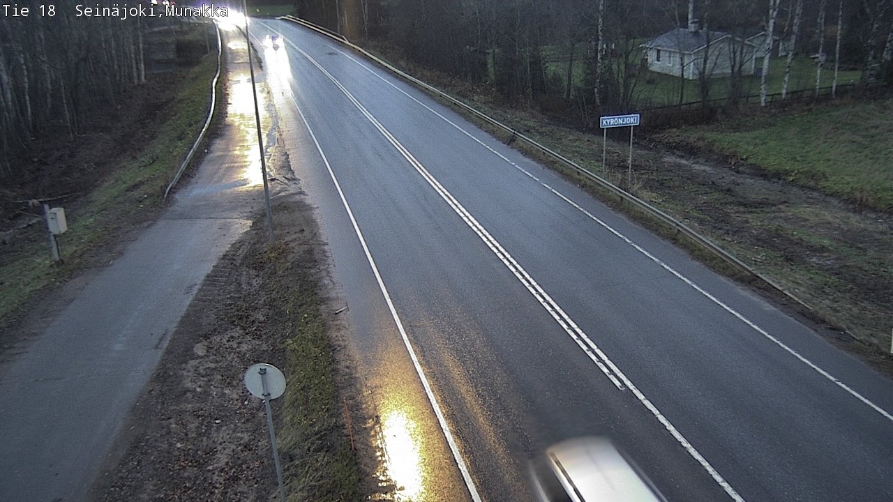 Weather Camera Image Road 18 Seinäjoki, Munakka, Seinäjoki, Etelä-Pohjanmaa