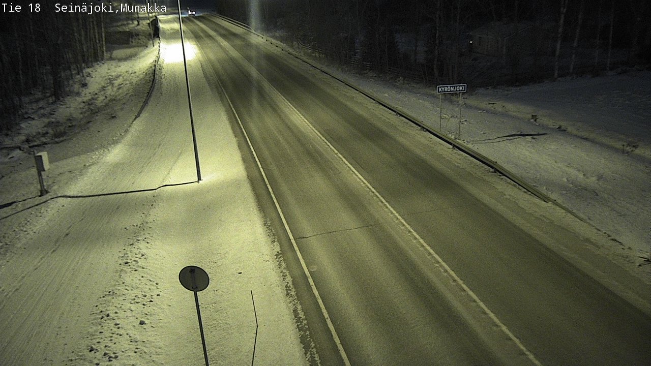 Weather Camera Image Road 18 Seinäjoki, Munakka, Seinäjoki, Etelä-Pohjanmaa