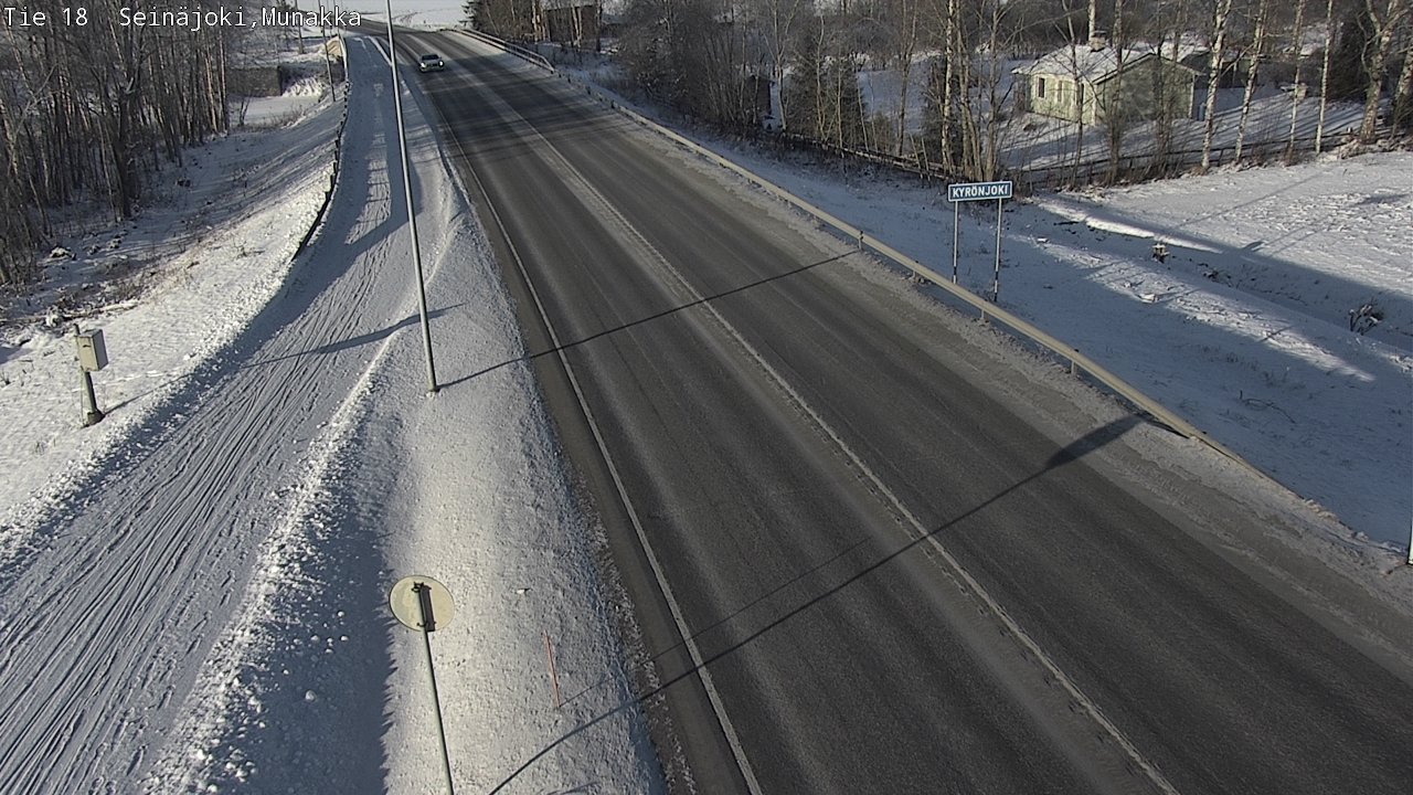 Weather Camera Image Road 18 Seinäjoki, Munakka, Seinäjoki, Etelä-Pohjanmaa