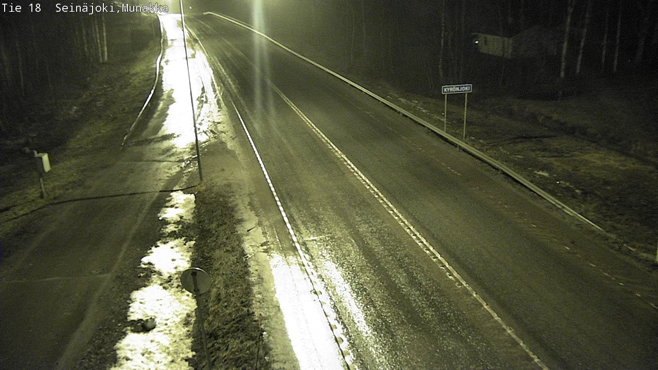 Weather Camera Image Väg 18 Seinäjoki, Munakka, Seinäjoki, Etelä-Pohjanmaa
