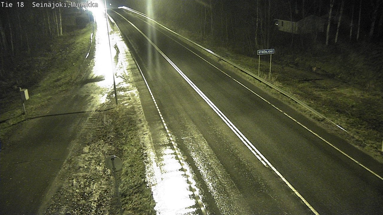 Weather Camera Image Väg 18 Seinäjoki, Munakka, Seinäjoki, Etelä-Pohjanmaa