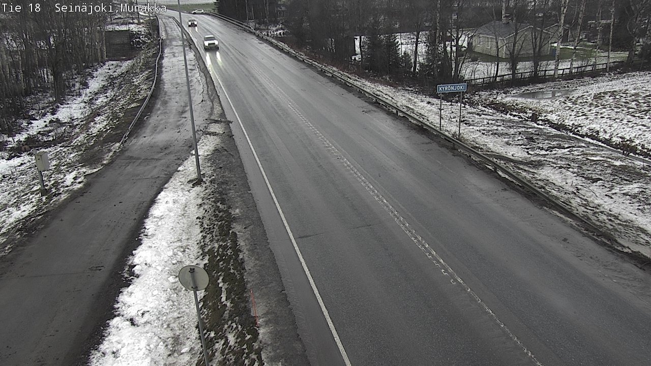 Weather Camera Image Road 18 Seinäjoki, Munakka, Seinäjoki, Etelä-Pohjanmaa