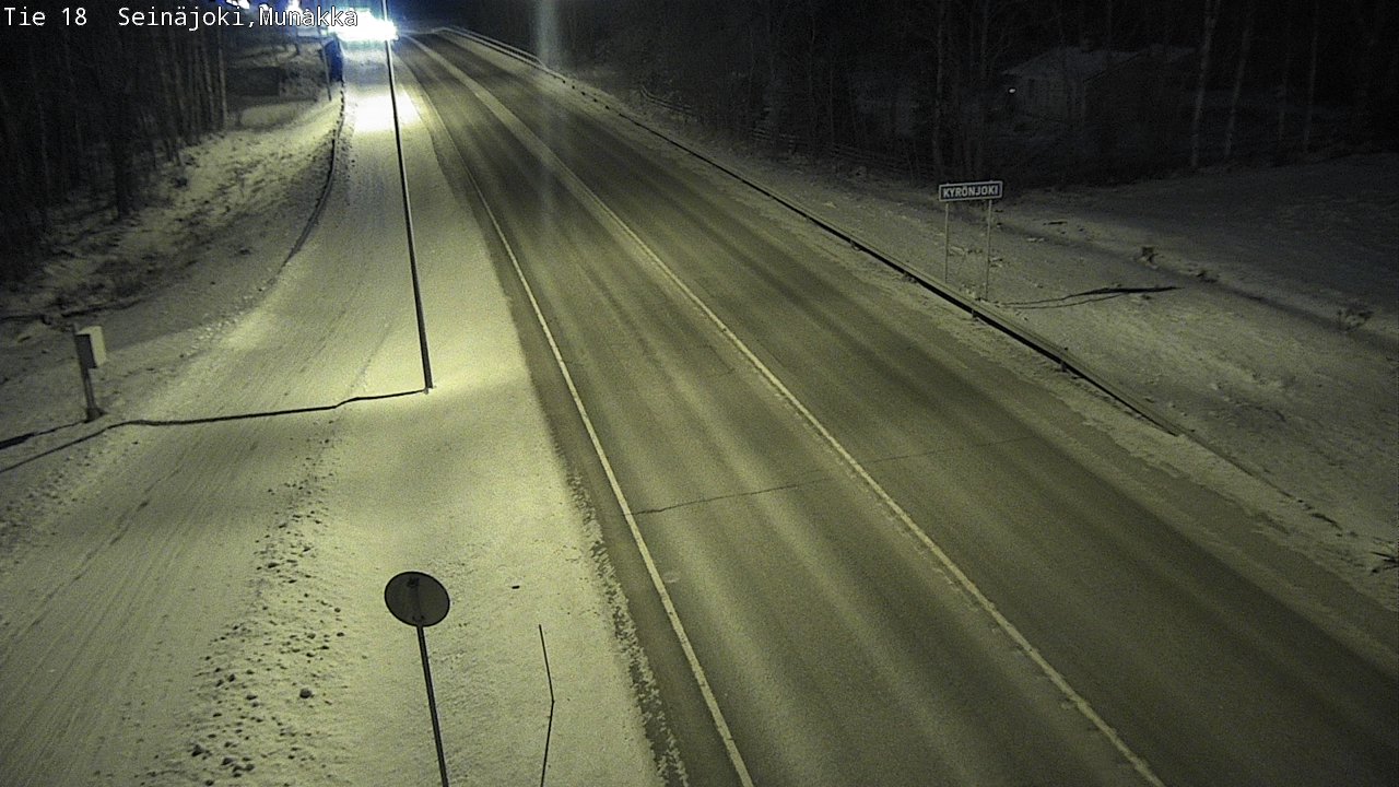 Weather Camera Image Väg 18 Seinäjoki, Munakka, Seinäjoki, Etelä-Pohjanmaa