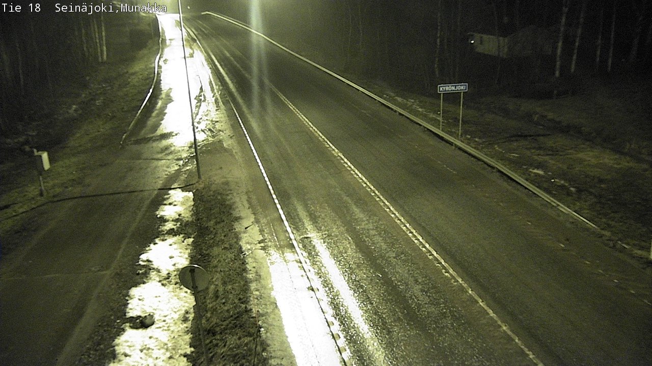 Weather Camera Image Väg 18 Seinäjoki, Munakka, Seinäjoki, Etelä-Pohjanmaa