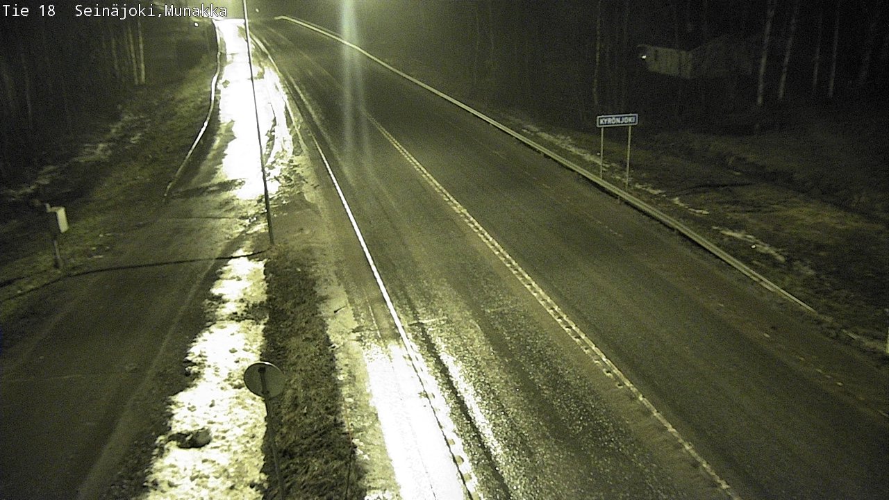 Weather Camera Image Väg 18 Seinäjoki, Munakka, Seinäjoki, Etelä-Pohjanmaa