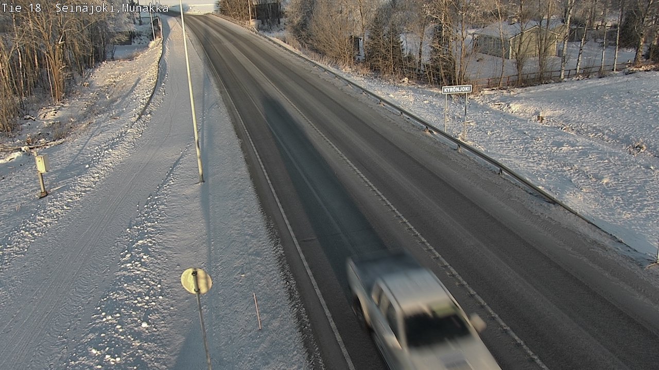 Weather Camera Image Road 18 Seinäjoki, Munakka, Seinäjoki, Etelä-Pohjanmaa