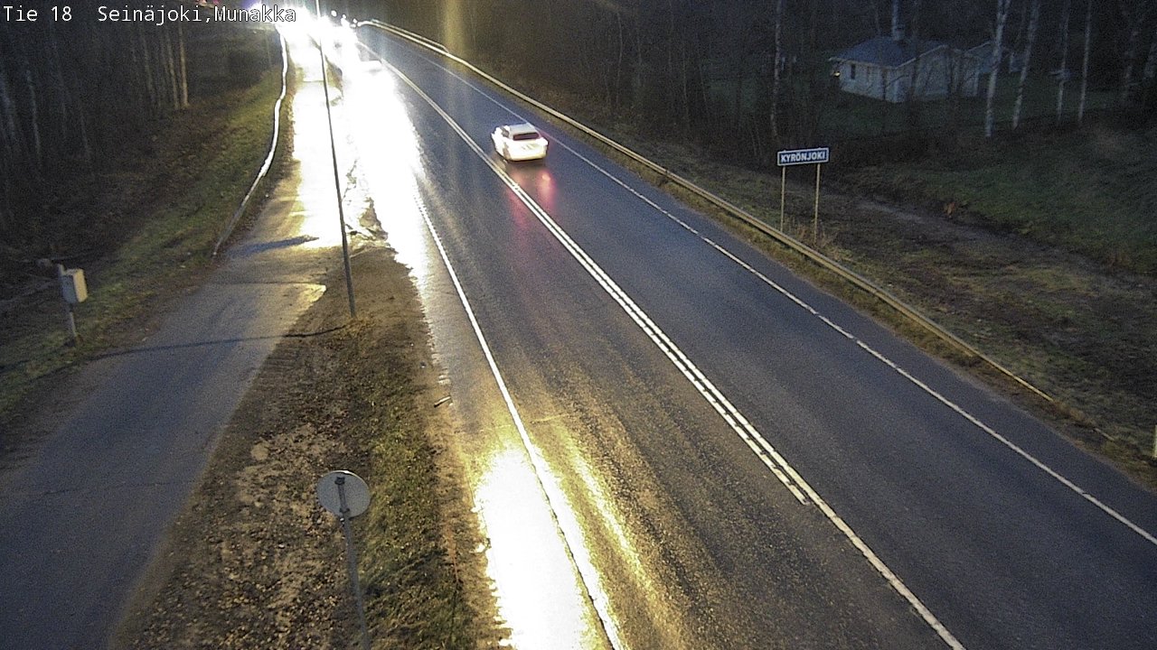 Weather Camera Image Road 18 Seinäjoki, Munakka, Seinäjoki, Etelä-Pohjanmaa