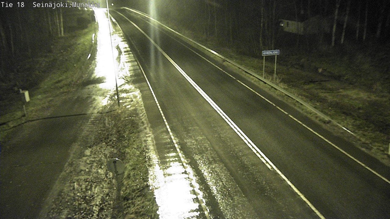 Weather Camera Image Väg 18 Seinäjoki, Munakka, Seinäjoki, Etelä-Pohjanmaa
