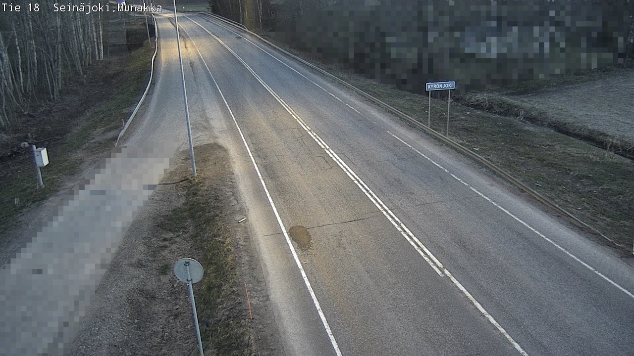 Weather Camera Image Väg 18 Seinäjoki, Munakka, Seinäjoki, Etelä-Pohjanmaa