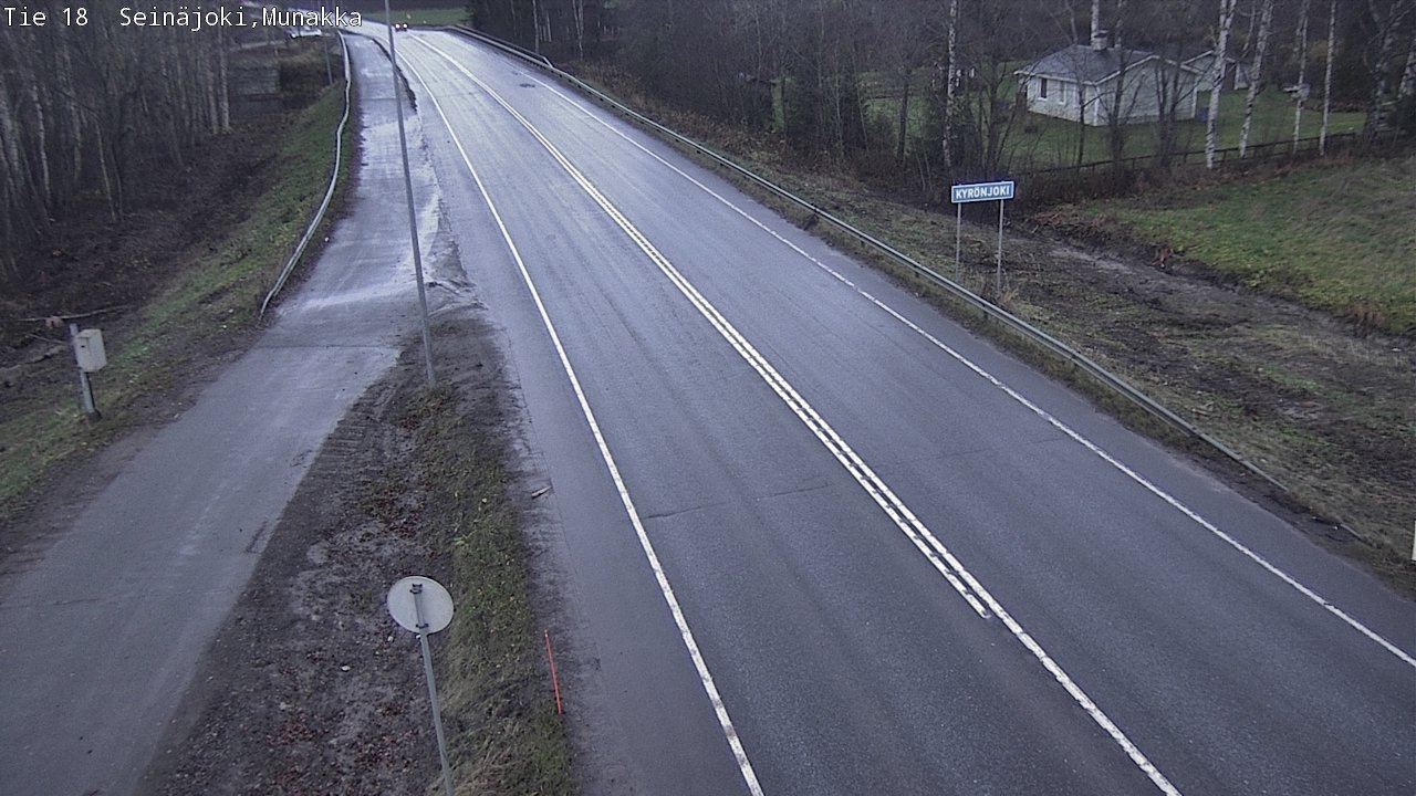 Weather Camera Image Väg 18 Seinäjoki, Munakka, Seinäjoki, Etelä-Pohjanmaa