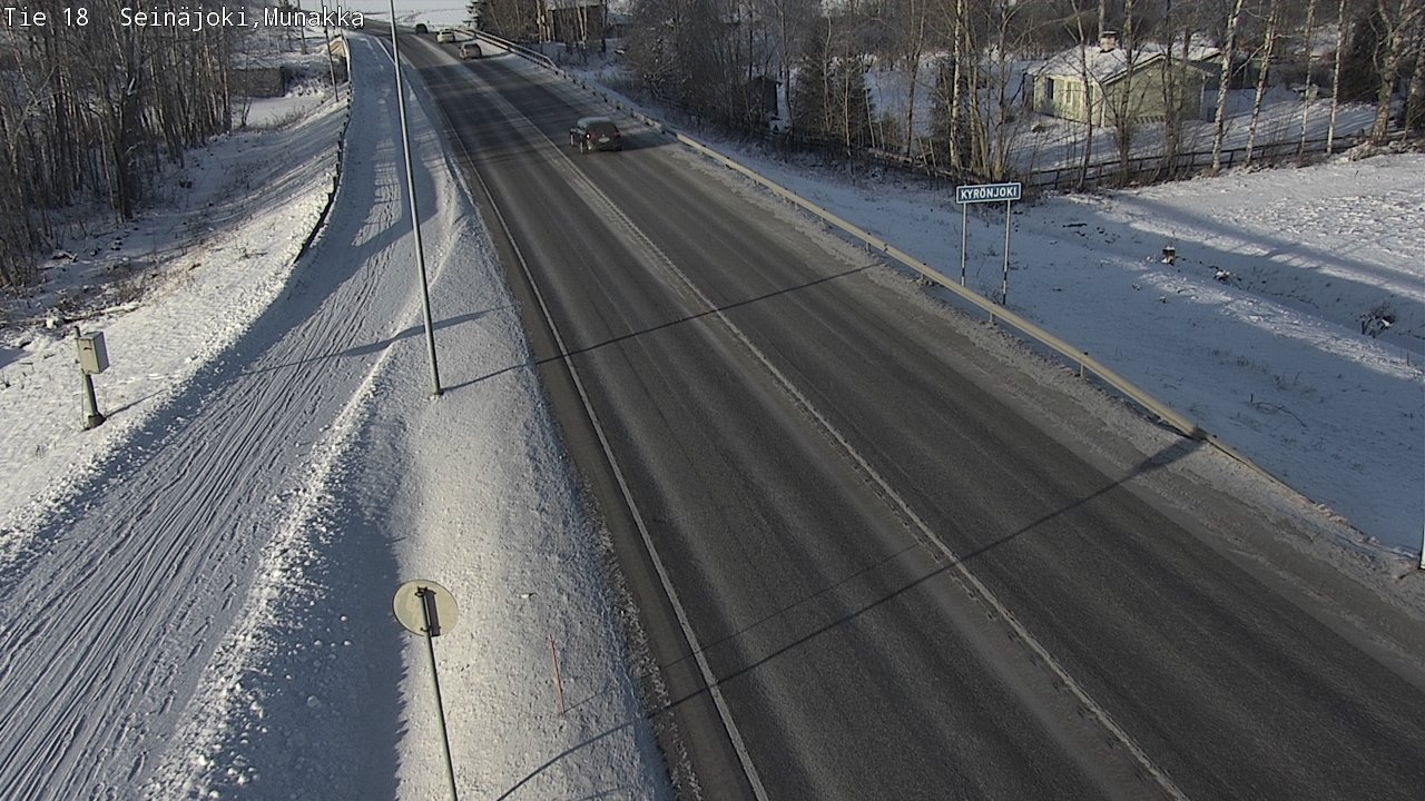 Weather Camera Image Road 18 Seinäjoki, Munakka, Seinäjoki, Etelä-Pohjanmaa