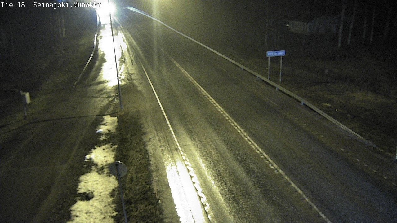 Weather Camera Image Väg 18 Seinäjoki, Munakka, Seinäjoki, Etelä-Pohjanmaa