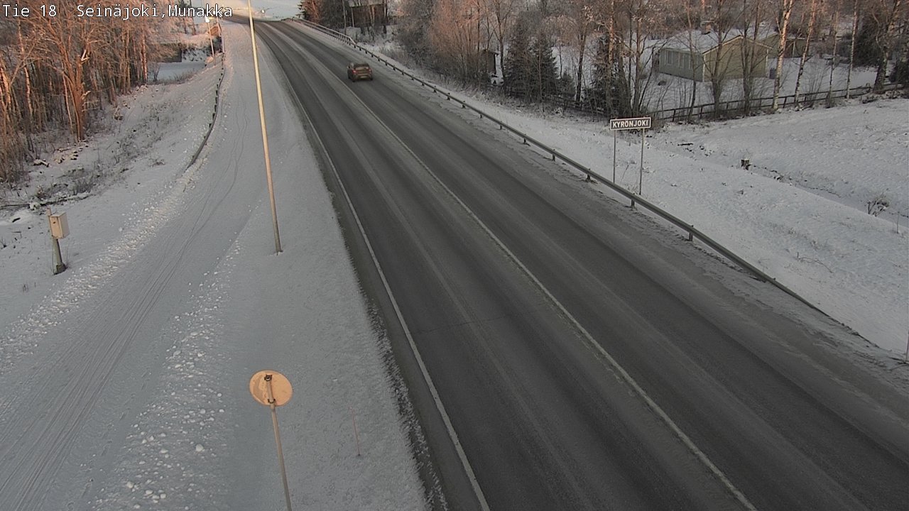 Weather Camera Image Road 18 Seinäjoki, Munakka, Seinäjoki, Etelä-Pohjanmaa