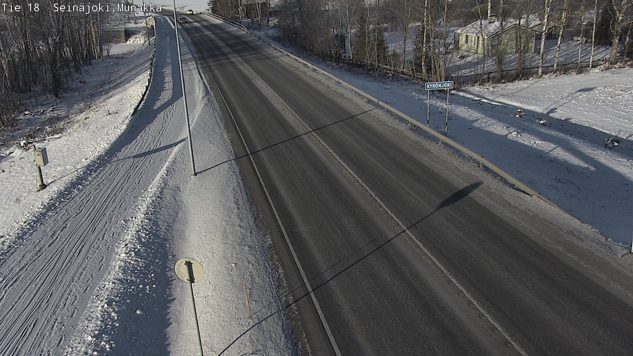 Weather Camera Image Road 18 Seinäjoki, Munakka, Seinäjoki, Etelä-Pohjanmaa