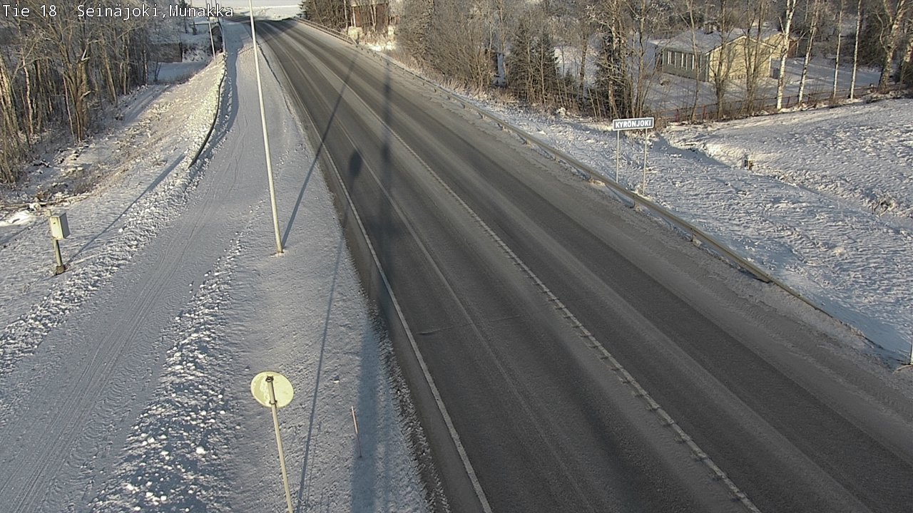 Weather Camera Image Road 18 Seinäjoki, Munakka, Seinäjoki, Etelä-Pohjanmaa