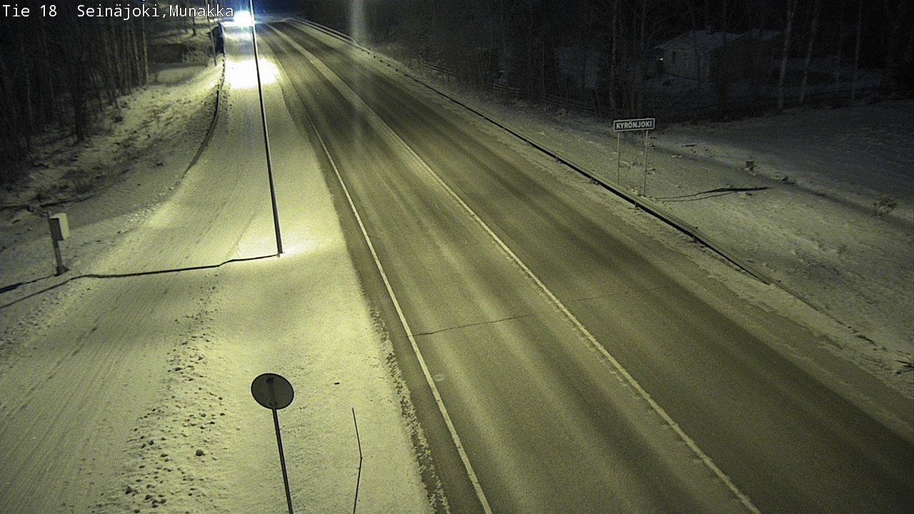 Weather Camera Image Väg 18 Seinäjoki, Munakka, Seinäjoki, Etelä-Pohjanmaa