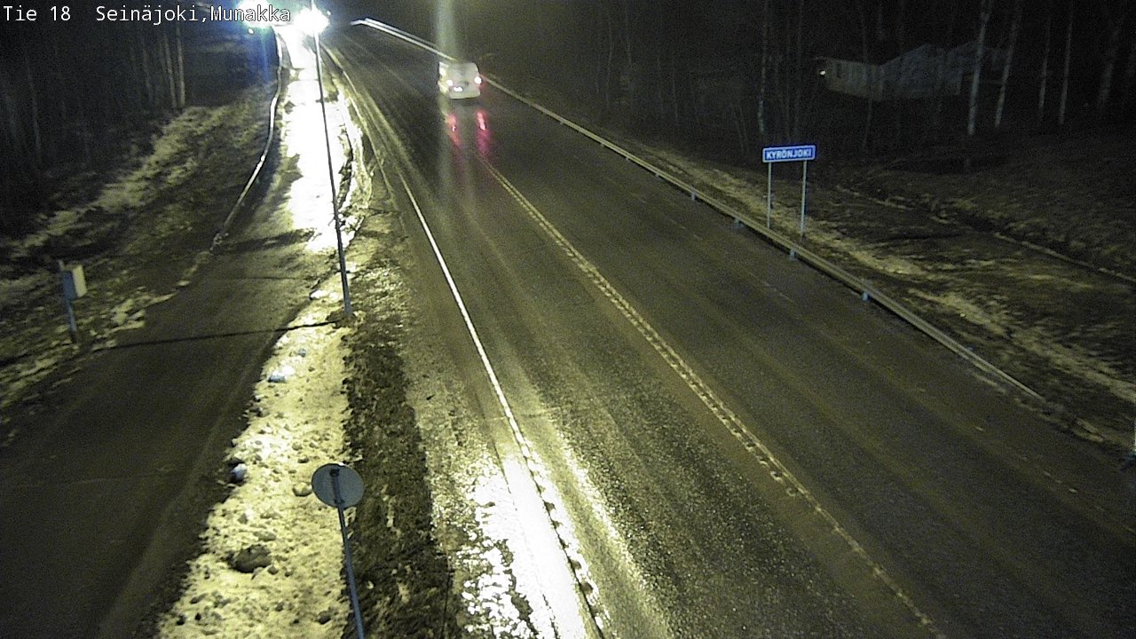 Weather Camera Image Road 18 Seinäjoki, Munakka, Seinäjoki, Etelä-Pohjanmaa