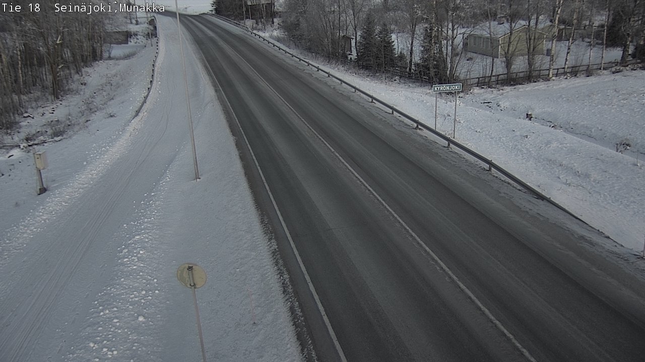 Weather Camera Image Road 18 Seinäjoki, Munakka, Seinäjoki, Etelä-Pohjanmaa