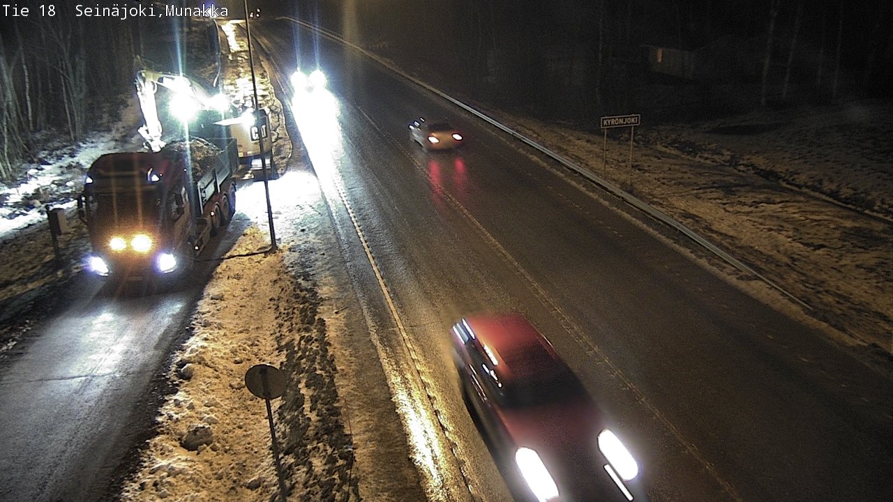 Weather Camera Image Road 18 Seinäjoki, Munakka, Seinäjoki, Etelä-Pohjanmaa