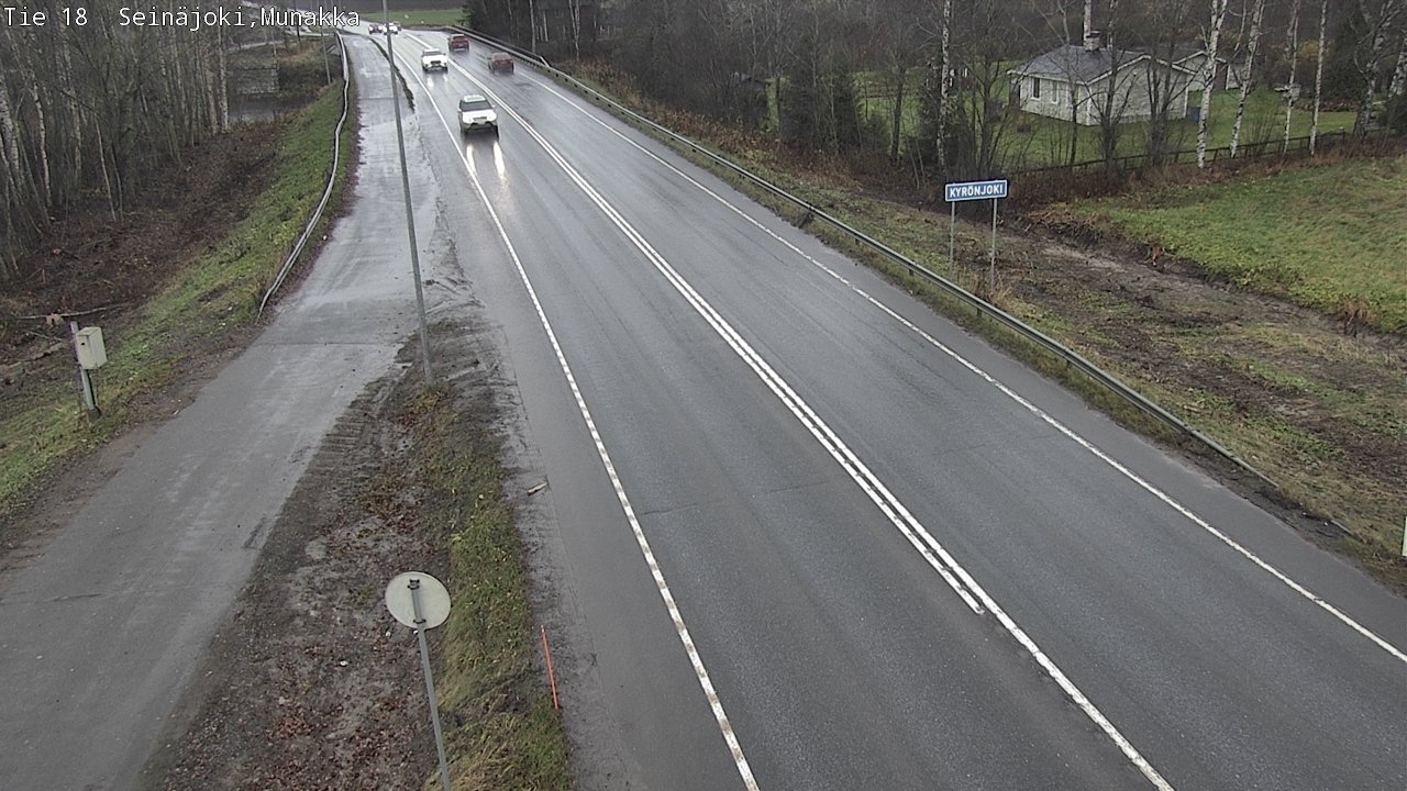 Weather Camera Image Väg 18 Seinäjoki, Munakka, Seinäjoki, Etelä-Pohjanmaa