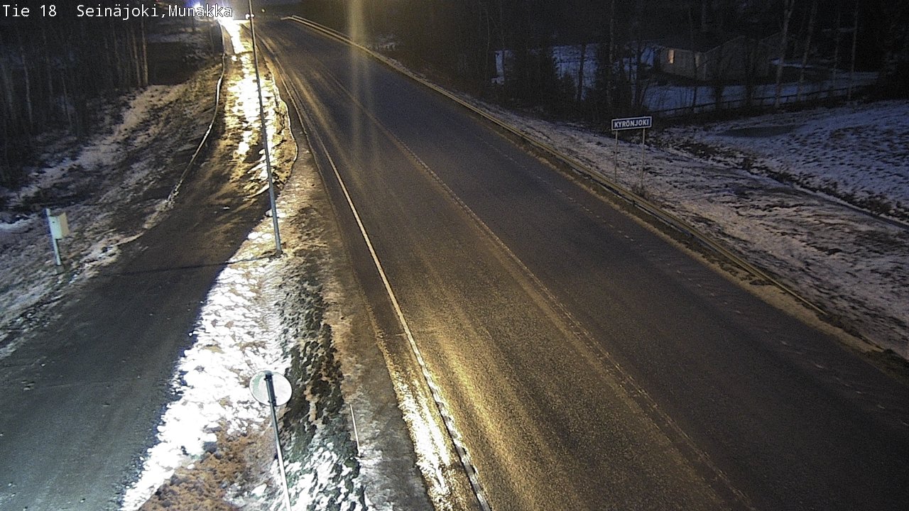 Weather Camera Image Road 18 Seinäjoki, Munakka, Seinäjoki, Etelä-Pohjanmaa
