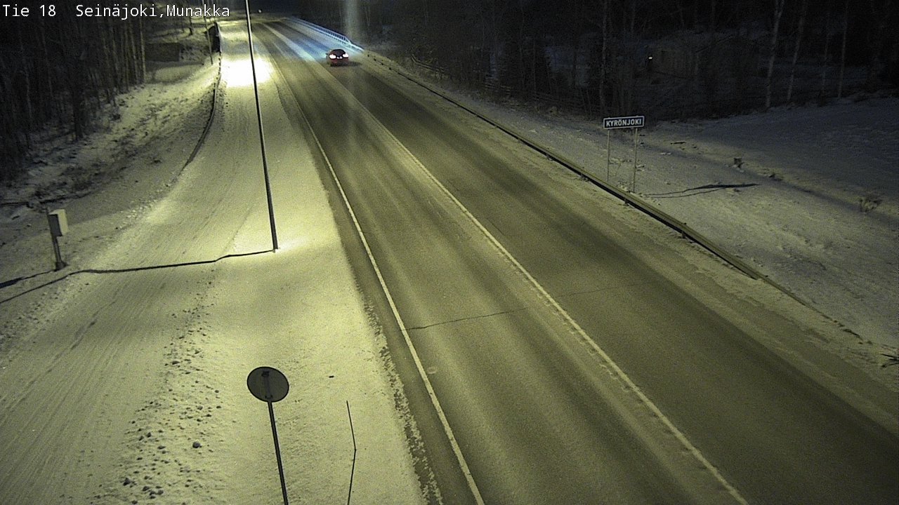 Weather Camera Image Road 18 Seinäjoki, Munakka, Seinäjoki, Etelä-Pohjanmaa