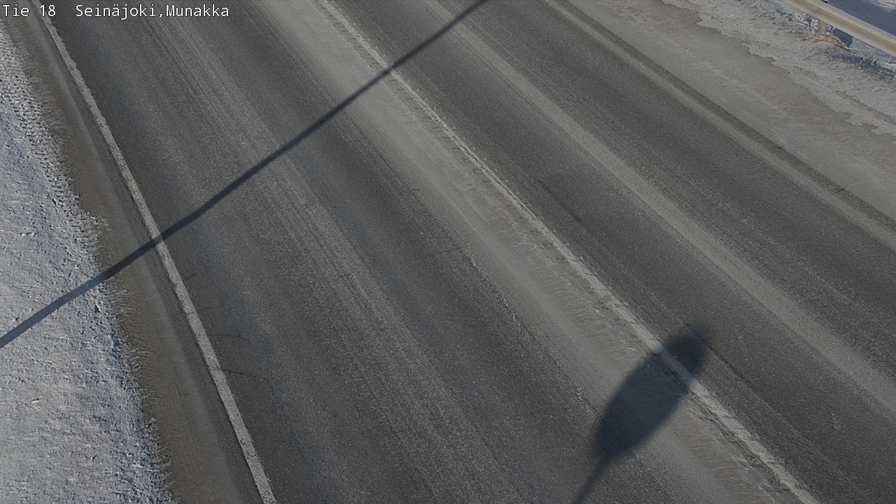 Weather Camera Image Road 18 Seinäjoki, Munakka, Seinäjoki, Etelä-Pohjanmaa