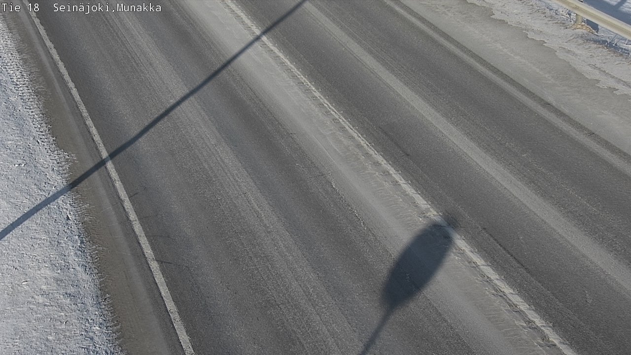 Weather Camera Image Road 18 Seinäjoki, Munakka, Seinäjoki, Etelä-Pohjanmaa