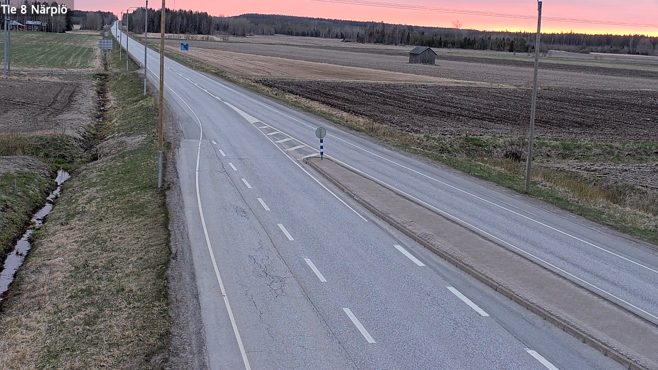 Weather Camera Image Väg 8 Närpes, Närpiö, Pohjanmaa