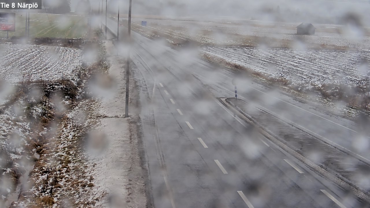 Weather Camera Image Väg 8 Närpes, Närpiö, Pohjanmaa