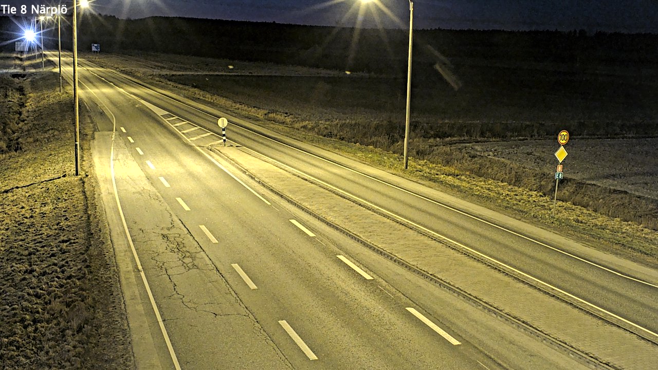 Weather Camera Image Väg 8 Närpes, Närpiö, Pohjanmaa