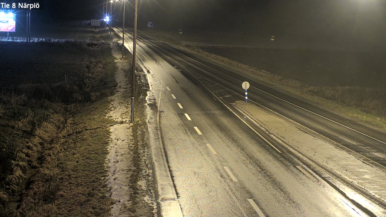 Weather Camera Image Väg 8 Närpes, Närpiö, Pohjanmaa