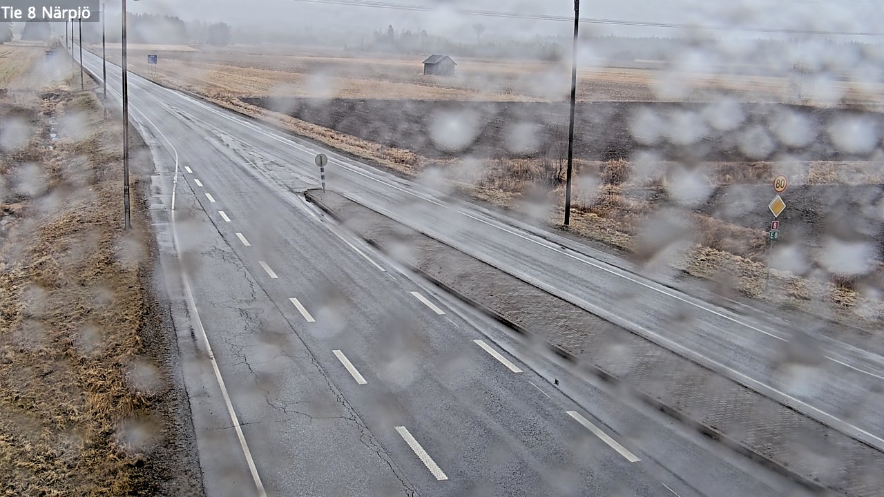 Weather Camera Image Road 8 Närpiö, Närpiö, Pohjanmaa