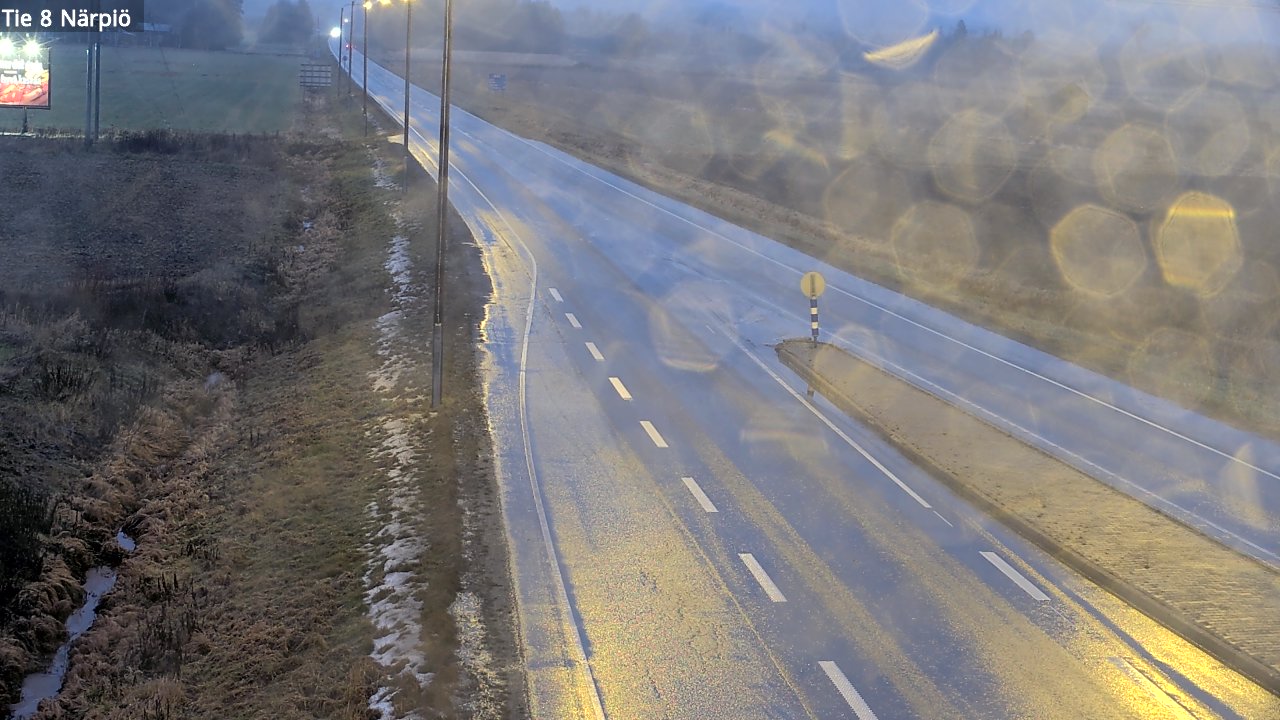 Weather Camera Image Road 8 Närpiö, Närpiö, Pohjanmaa